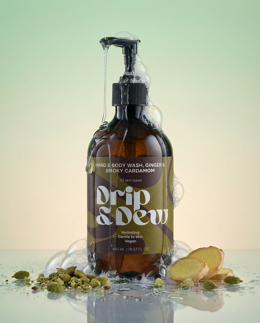 Hand & Body Wash, Ginger & Smoky Cardamom