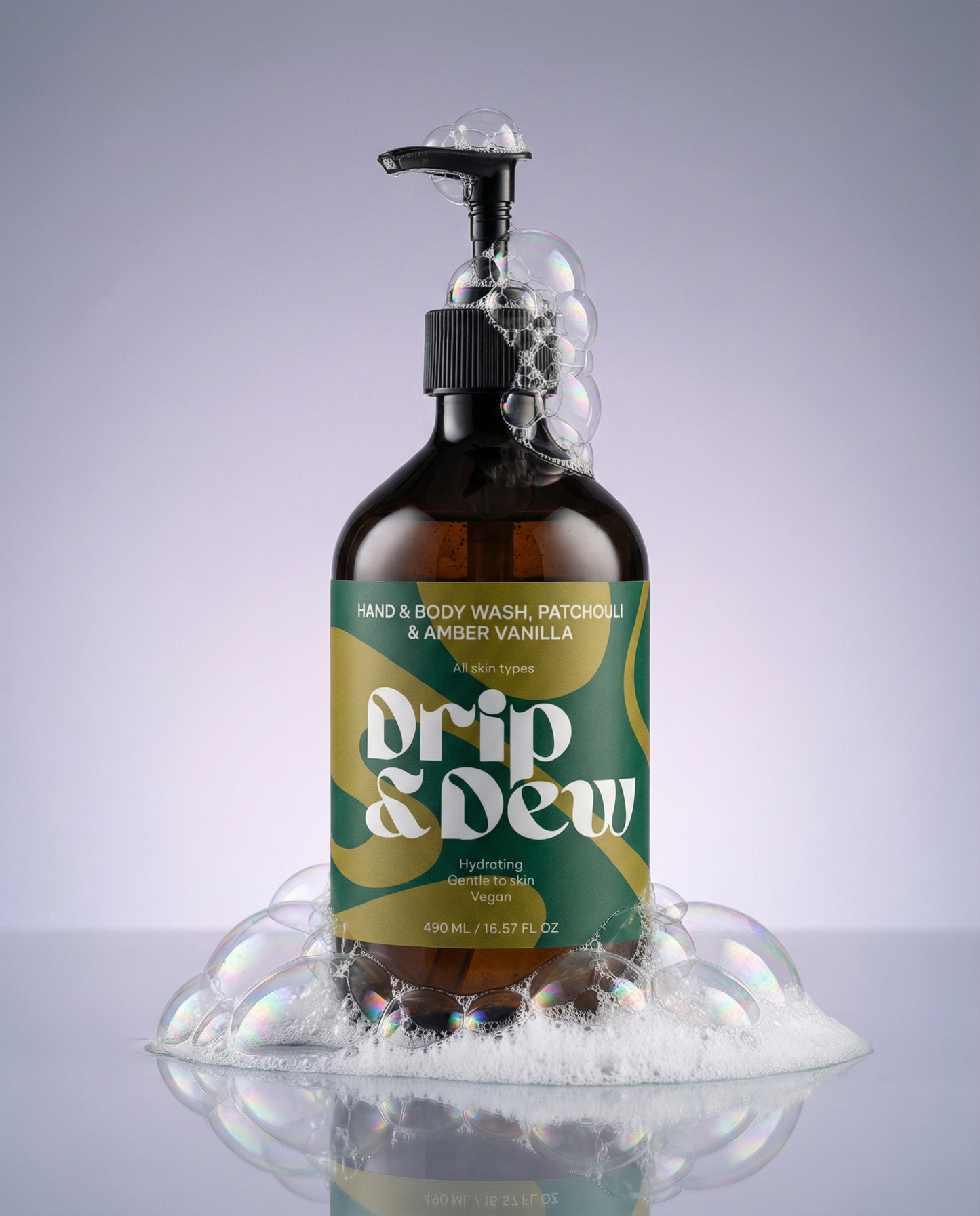 Hand & Body Wash, Patchouli & Amber Vanilla