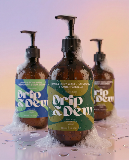 Hand & Body Wash, Patchouli & Amber Vanilla