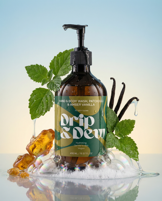 Hand & Body Wash, Patchouli & Amber Vanilla